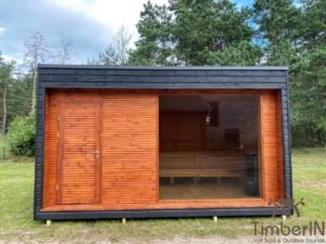 Moderne buitensauna 5x3x3 5