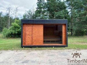 Moderne buitensauna 5x3x3 7