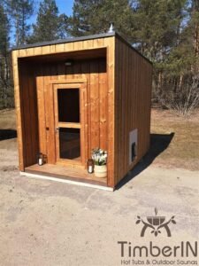 Moderne buitensauna mini (24)