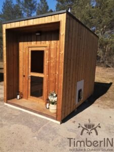 Moderne buitensauna mini (29)