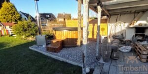 Houtgestookte hottub jacuzzi met massagejts – timberin rojal (1)