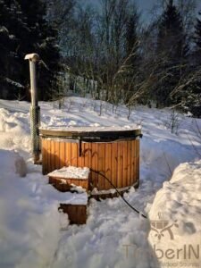 Houtgestookte hottub jacuzzi met massagejts – timberin rojal (1)