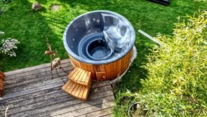 Houtgestookte hottub jacuzzi met massagejts – timberin rojal (2)