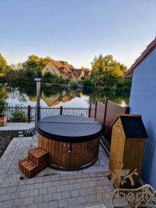 Houtgestookte hottub jacuzzi met massagejts – timberin rojal (2)