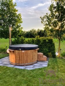 Houtgestookte hottub jacuzzi met massagejts – timberin rojal (2)