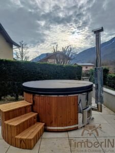 Houtgestookte hottub jacuzzi met massagejts – timberin rojal