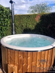 Wood fired hot tub with jets – TimberIN Rojal 1 2