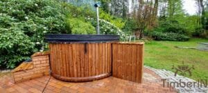 Wood fired hot tub with jets – TimberIN Rojal 1 2