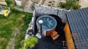 Wood fired hot tub with jets – TimberIN Rojal 3 2