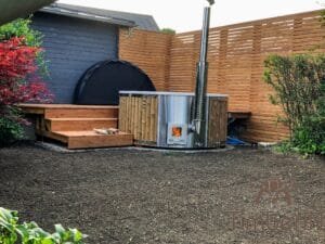 Wood fired hot tub with jets – TimberIN Rojal 5 1