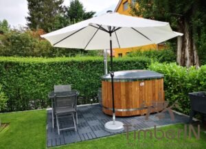 2 person wooden hot tub