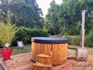 Buiten hottub jacuzzi met externe kachel (1)