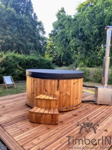 Buiten hottub jacuzzi met externe kachel (2)