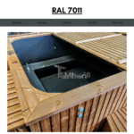 Dark Grey RAL 7011 for square rectangular hot tub