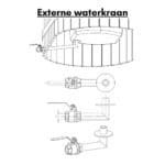 Externe waterkraan