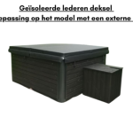Geisoleerde lederen deksel