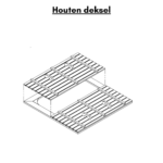 Houten deksel