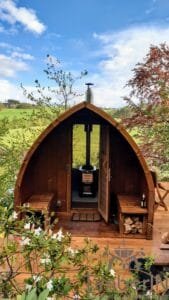 Outdoor home sauna pod (4)