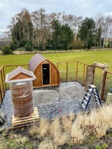Outdoor home sauna pod (4)