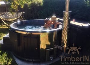SMART Pellet or Wood Fired Burning hot tub WPC – Thermowood 1