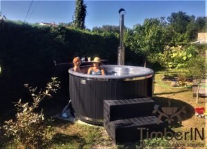 SMART Pellet or Wood Fired Burning hot tub WPC – Thermowood 2