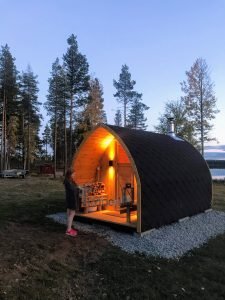 Utomhusbastu För Trädgård Igloo, Kaisa, Malå, Sweden (4)