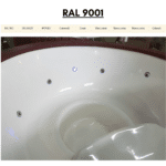 White RAL 9001 for wooden hot tub