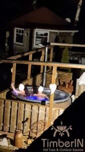 Wood or Pellet fired hot tubs WPC 3