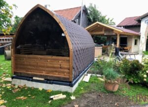 Buitensauna Pod kit mogelijk 22