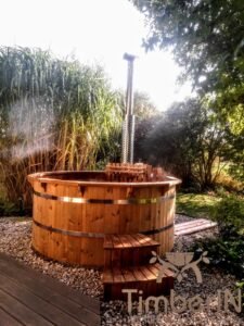 Houten hottub jacuzzi thermo hout deluxe (1)