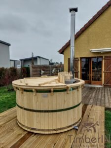 Houtgestookte houten hottub spar lariks (1)