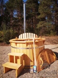 Wood fueled hot tub spruce – larch 16