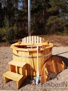 Wood fueled hot tub spruce – larch (17)