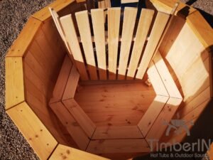 Wood fueled hot tub spruce – larch (20)