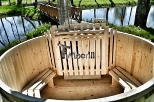 Wooden hot tub basic model made of siberian spruce larch 24