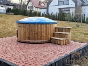 Electric wooden hot tub 2