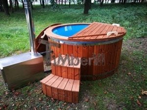 Fiberglass outdoor spa with external burner 32