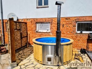 Hottub jacuzzi met houtkachel bubbels jets (1)