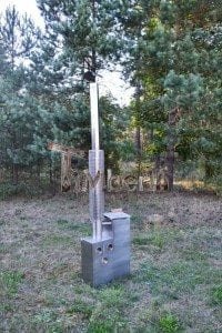 Inside stainless steel hot tub heater 31