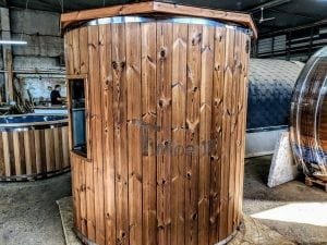 Outdoor sauna for limited garden space 9