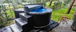 WPC hot tub with electric heater 4