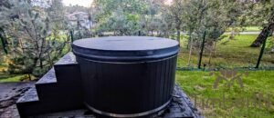 Wpc hot tub with electric heater (5)