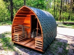 Barrel Sauna With Roof Terrace – porch
