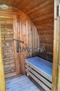 Barrel wooden thermo sauna 24