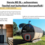 Harvia M3 SL schoorsteen voor barrelsauna