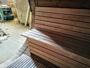 Outdoor Barrel Round Sauna 13
