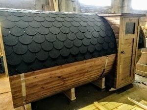 Outdoor Barrel Round Sauna 2 1