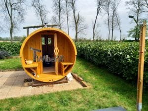 Outdoor Barrel Round Sauna (3)