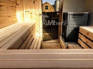 Outdoor Barrel Round Sauna (7)