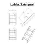 Kunststof Hottub kopen Ladder 3 stappen 10